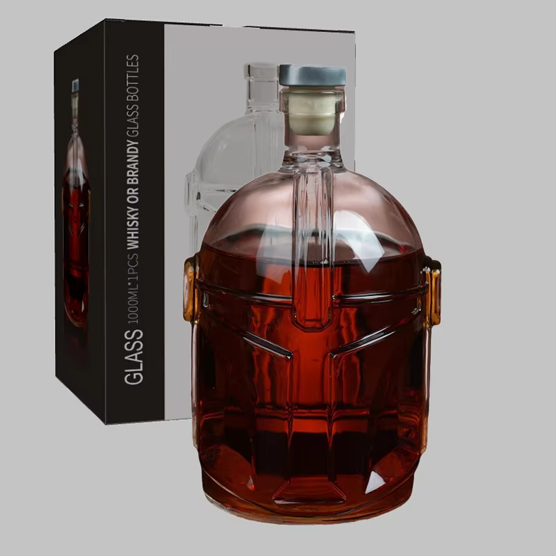 Glass Decanter Whiskey - Galactic Helmet Shaped Glasses Whiskey Decanter