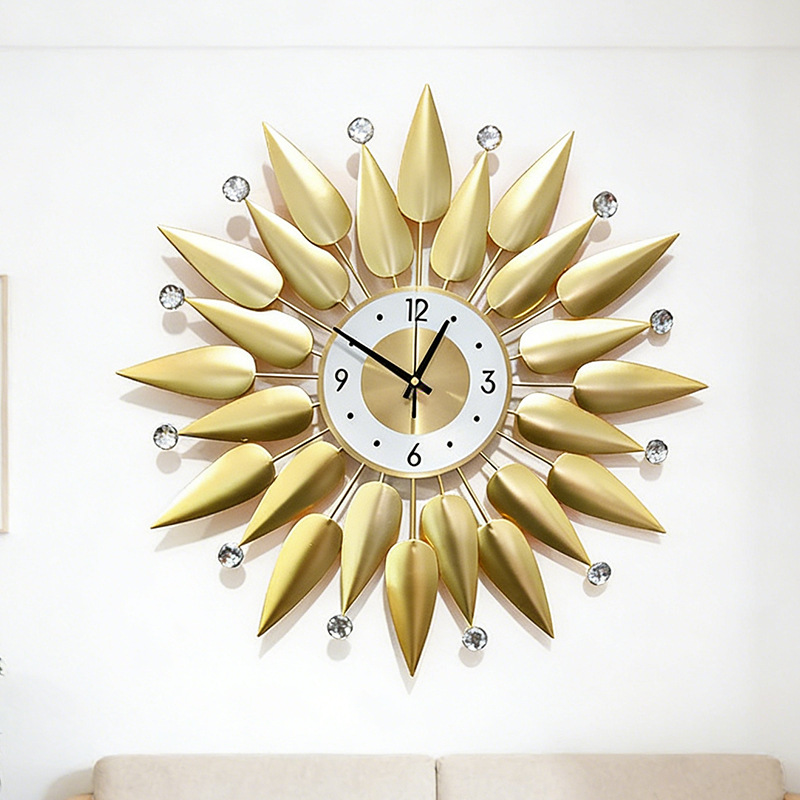 Luxury Wall Clock Metal Wall C - Luxury Lifestyle Homes ulasan dan harga