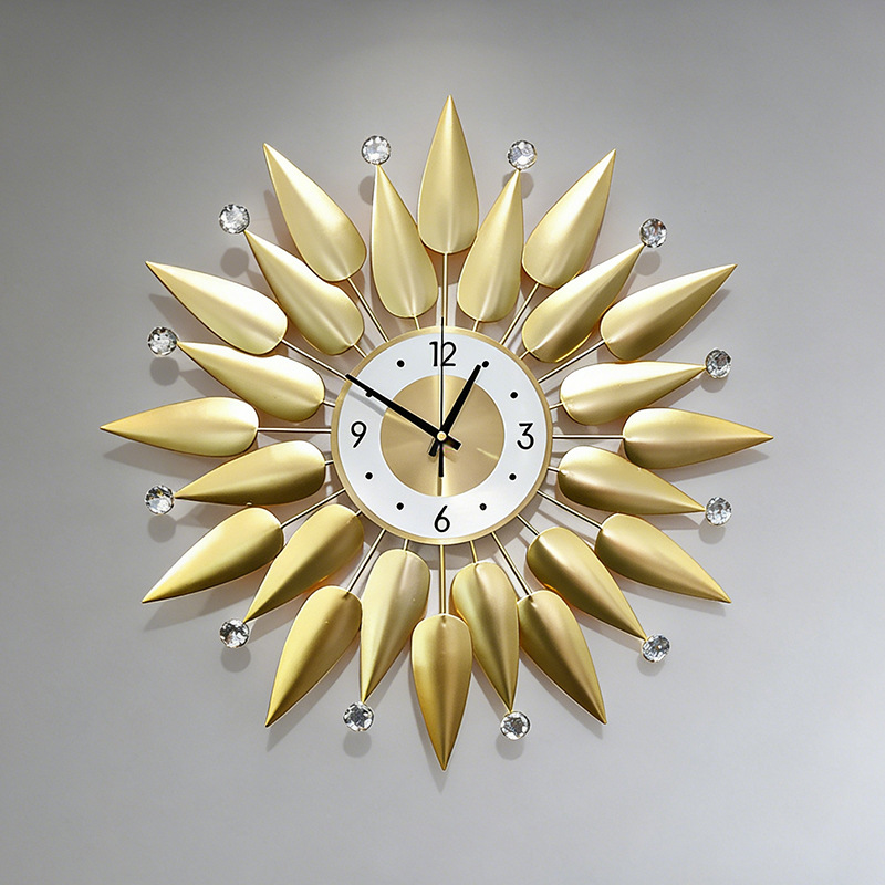 Luxury Wall Clock Metal Wall C - Luxury Lifestyle Homes ulasan dan harga