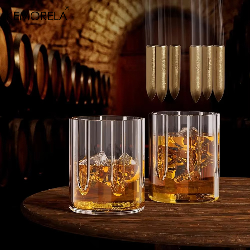 KEMORELA Revolver Glass Decant - Glass Decanter Whiskey ulasan dan harga