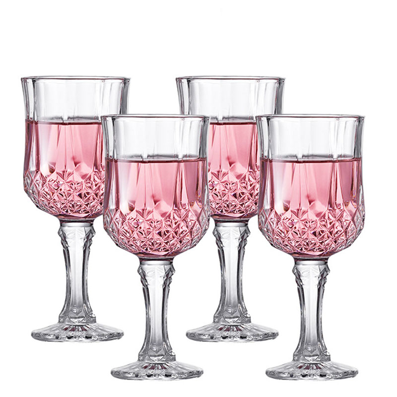 4pcs Set Champagne Cups Red Wi - Crystal Wine Glass ulasan dan harga
