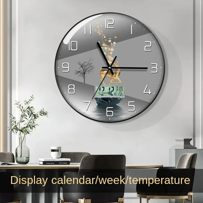 Watch Wall Clock Living Room w - Luxury Lifestyle Homes ulasan dan harga