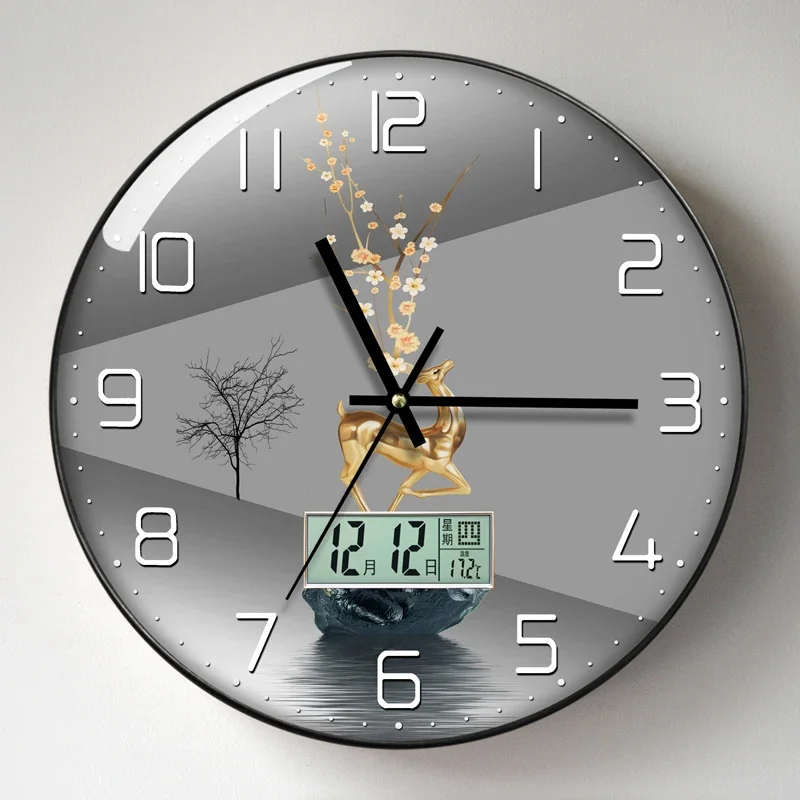 Watch Wall Clock Living Room w - Luxury Lifestyle Homes ulasan dan harga
