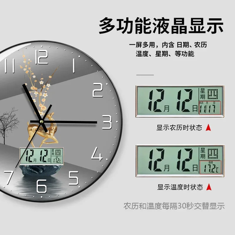 Watch Wall Clock Living Room w - Luxury Lifestyle Homes ulasan dan harga
