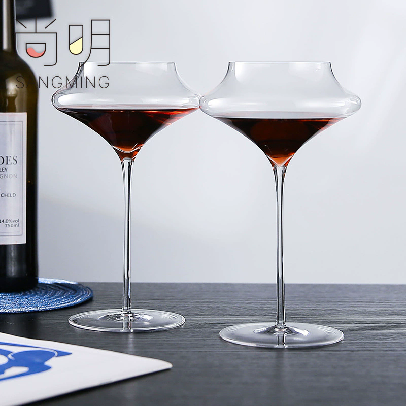 2PCS New Handmade Thin Extreme - Crystal Wine Glass ulasan dan harga