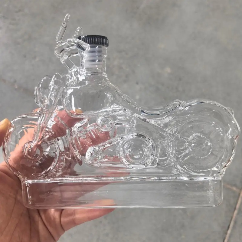 Motorcycle Style Whisky Decant - Glass Decanter Whiskey ulasan dan harga
