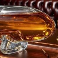 Submarine Whiskey Decanter Red - Glass Decanter Whiskey ulasan dan harga