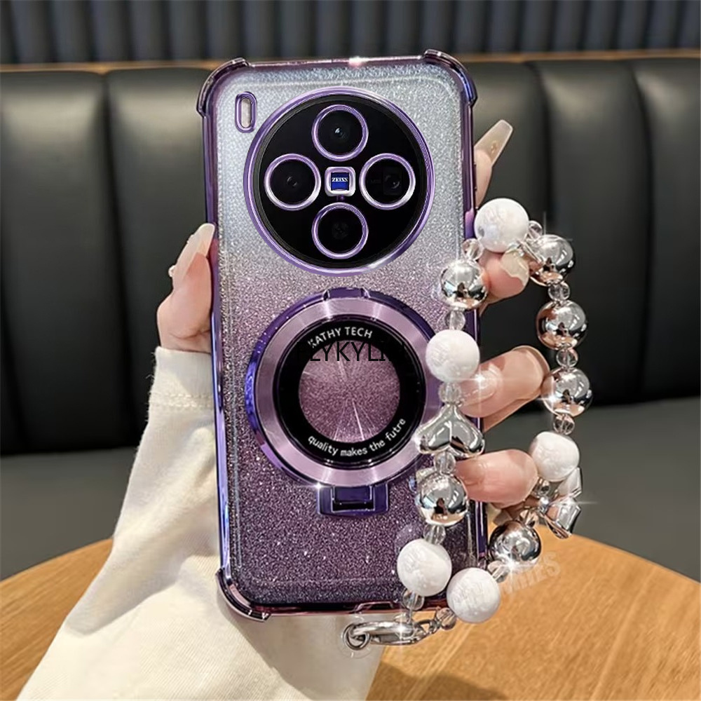 Glitter Shockproof Phone Case  - Vivo X200 ulasan dan harga