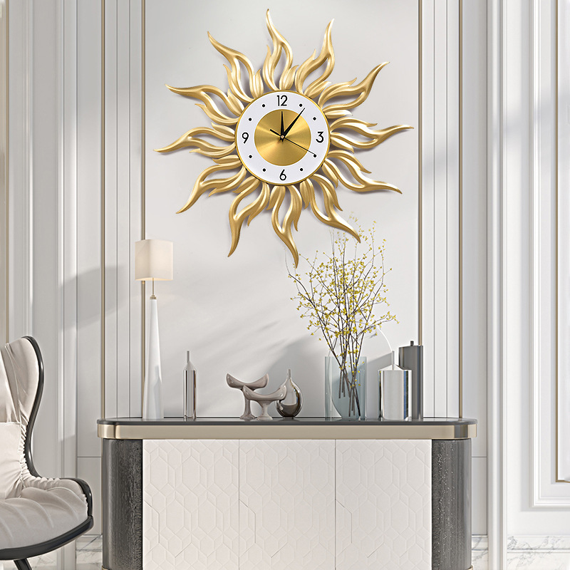 Nordic Gold Wall Clock Living  - Luxury Lifestyle Homes ulasan dan harga