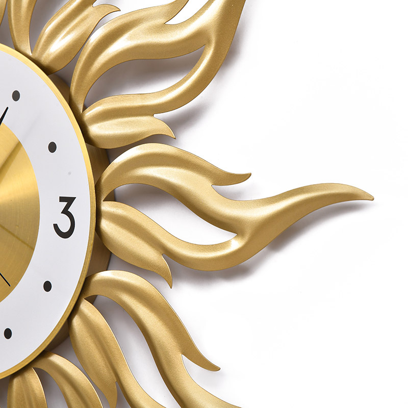 Nordic Gold Wall Clock Living  - Luxury Lifestyle Homes ulasan dan harga