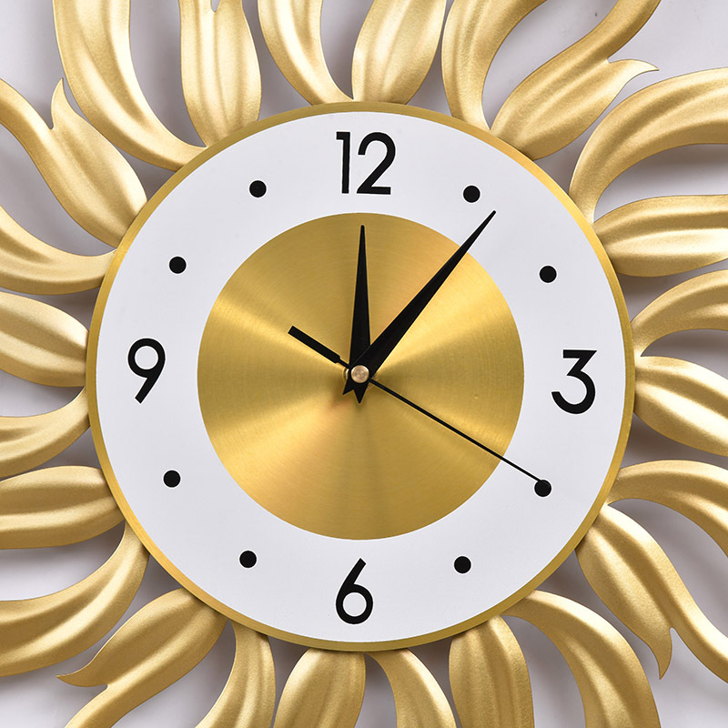 Nordic Gold Wall Clock Living  - Luxury Lifestyle Homes ulasan dan harga