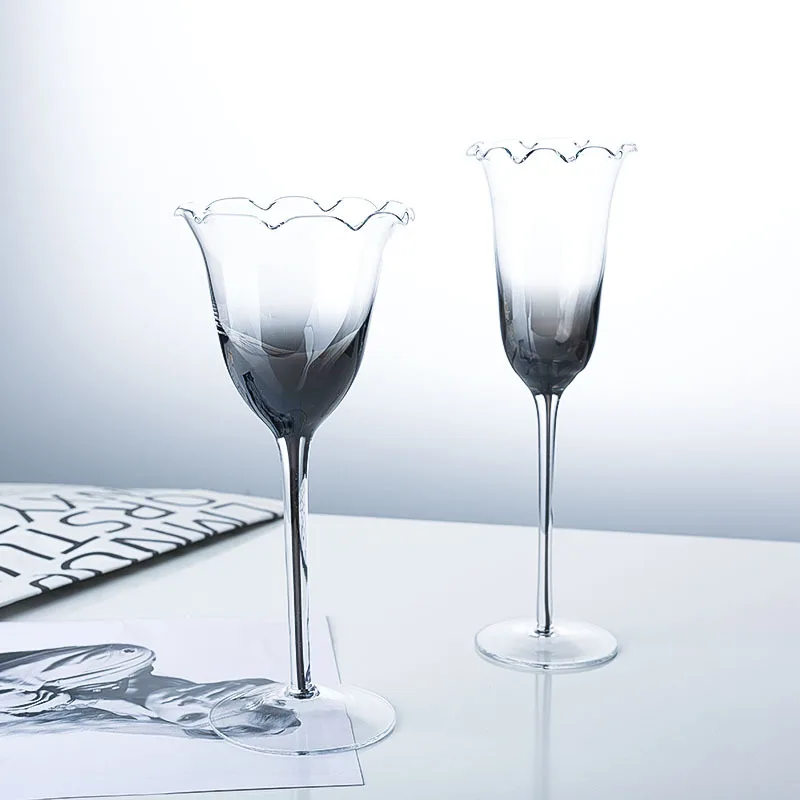 Creative light luxury stiff in - Crystal Wine Glass ulasan dan harga