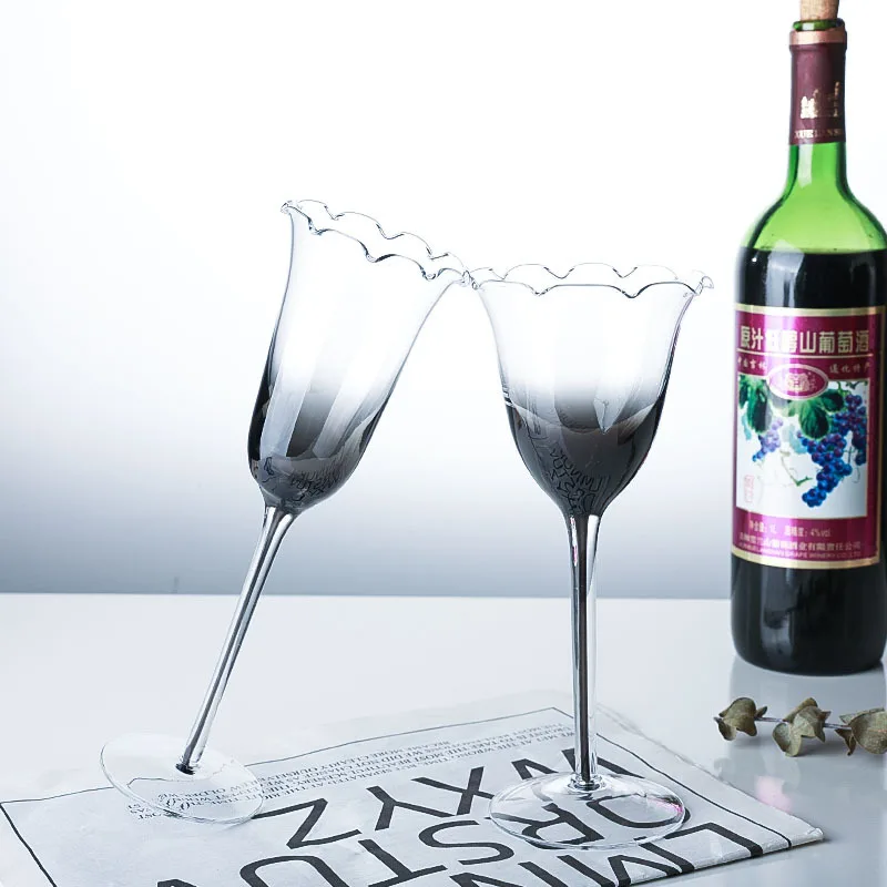 Creative light luxury stiff in - Crystal Wine Glass ulasan dan harga