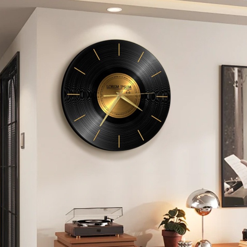 Vintage Wall Clock with Light  - Luxury Lifestyle Homes ulasan dan harga