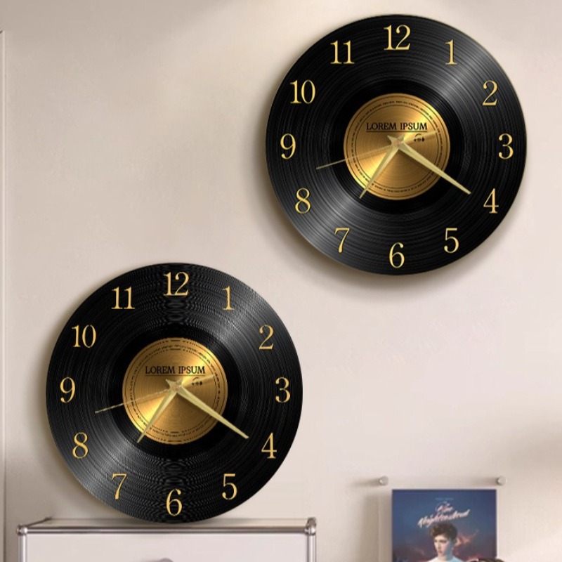 Vintage Wall Clock with Light  - Luxury Lifestyle Homes ulasan dan harga