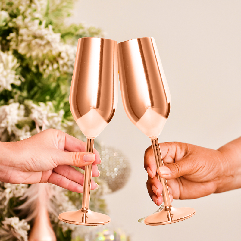 Vintage Golden 304 Stainless S - Crystal Wine Glass ulasan dan harga