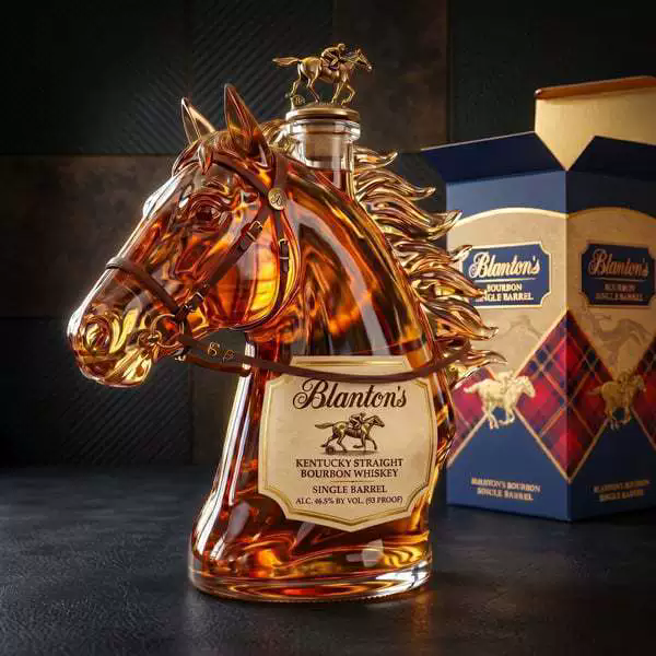350ml Horse Shaped Glass Whisk - Glass Decanter Whiskey ulasan dan harga